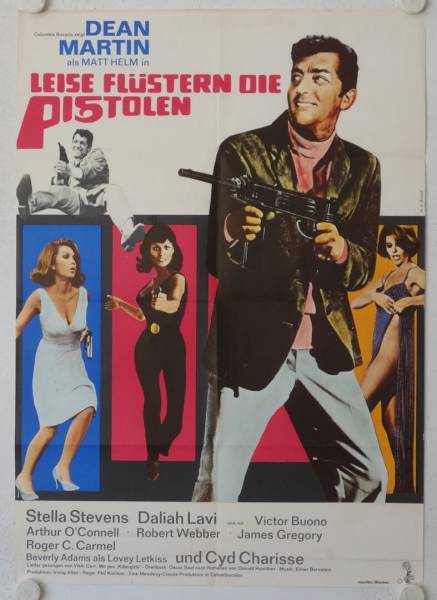 Leise flüstern die Pistolen originales deutsches Filmplakat